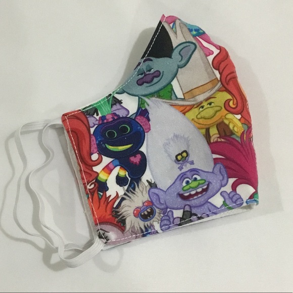 handmade Other - 4 for $20 Kids face mask handmade troll print
